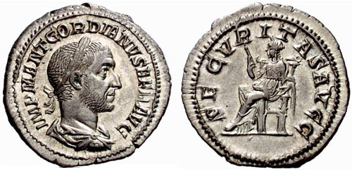 gordian i roman coin denarius